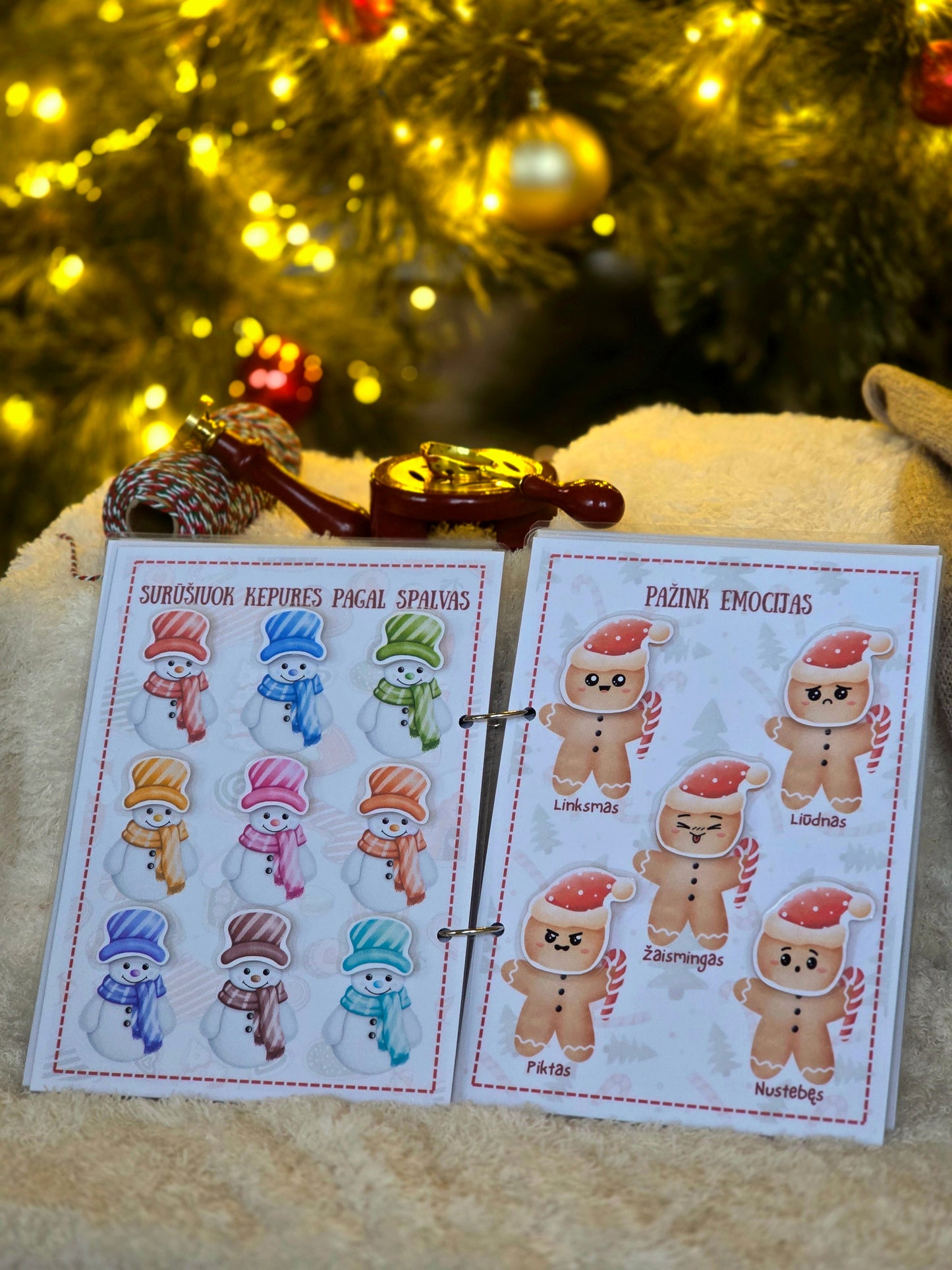 Kalėdinė užduočių knygelė