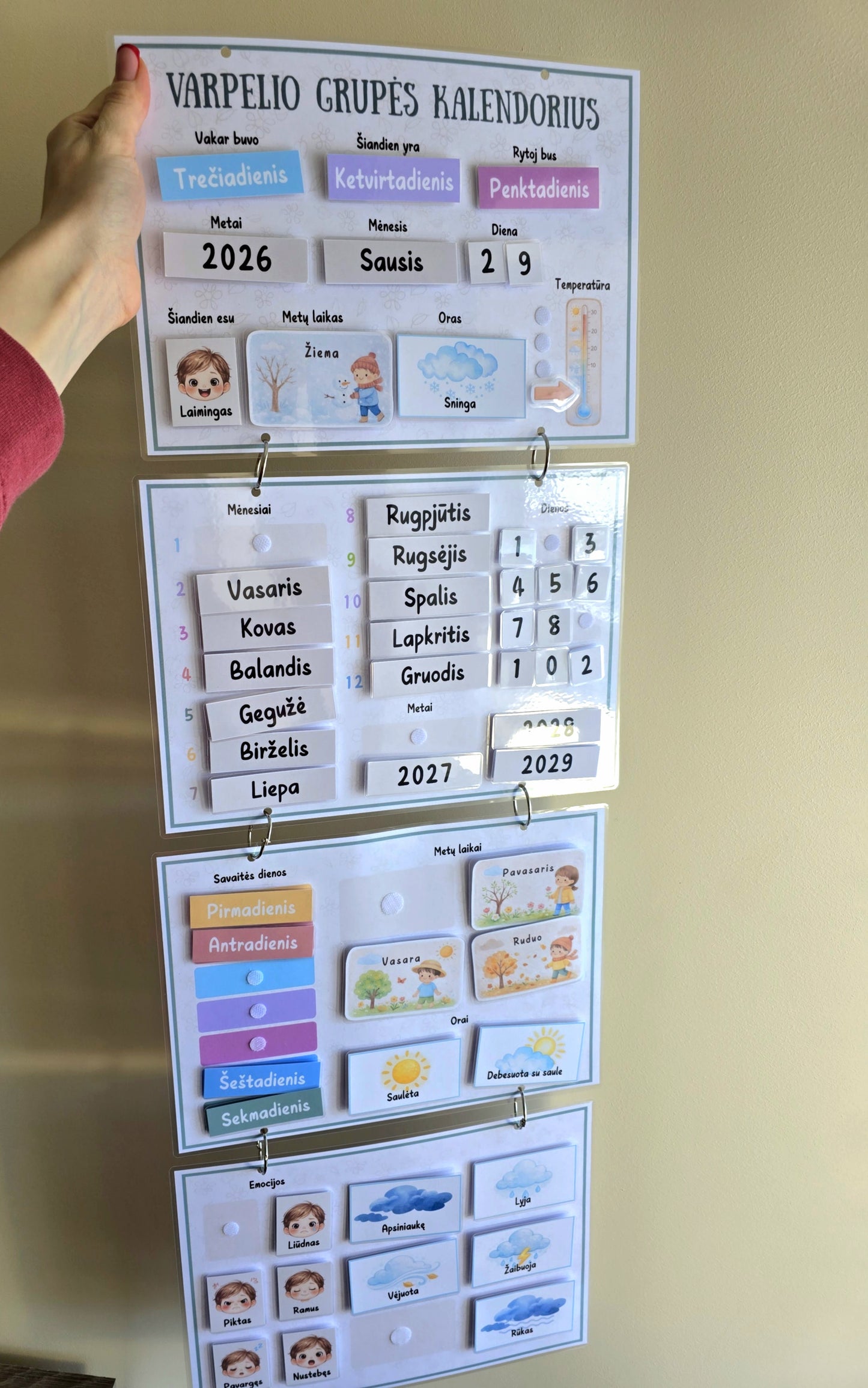 Edukacinis kalendorius vaikams