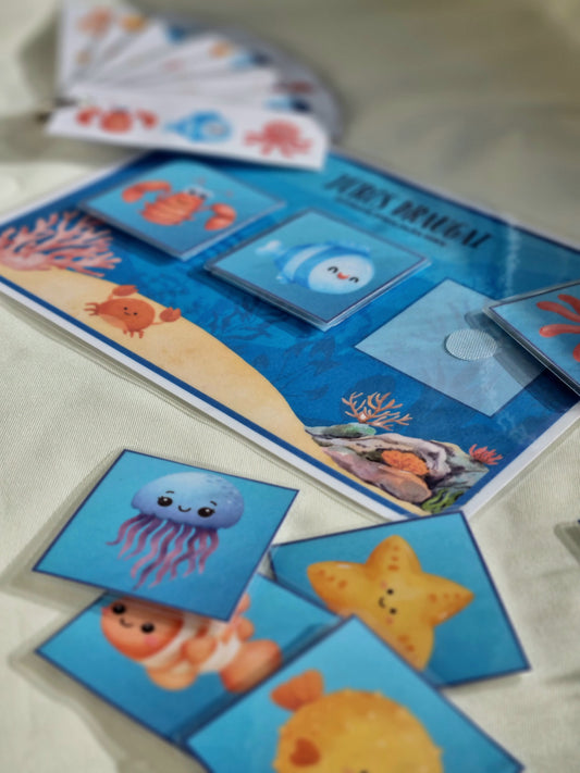 Jūros draugai – sekų dėliojimo žaidimas