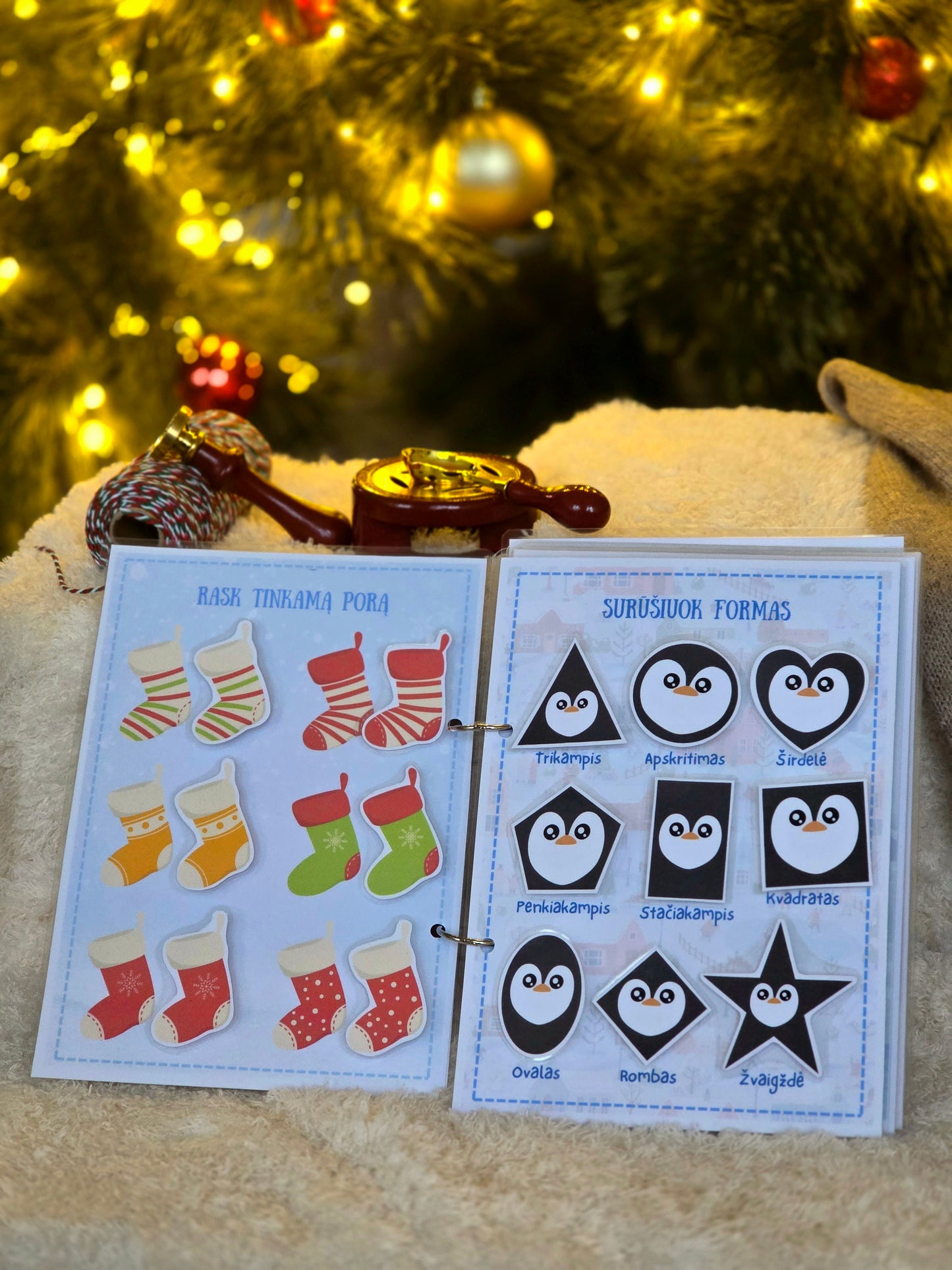 Kalėdinė užduočių knygelė