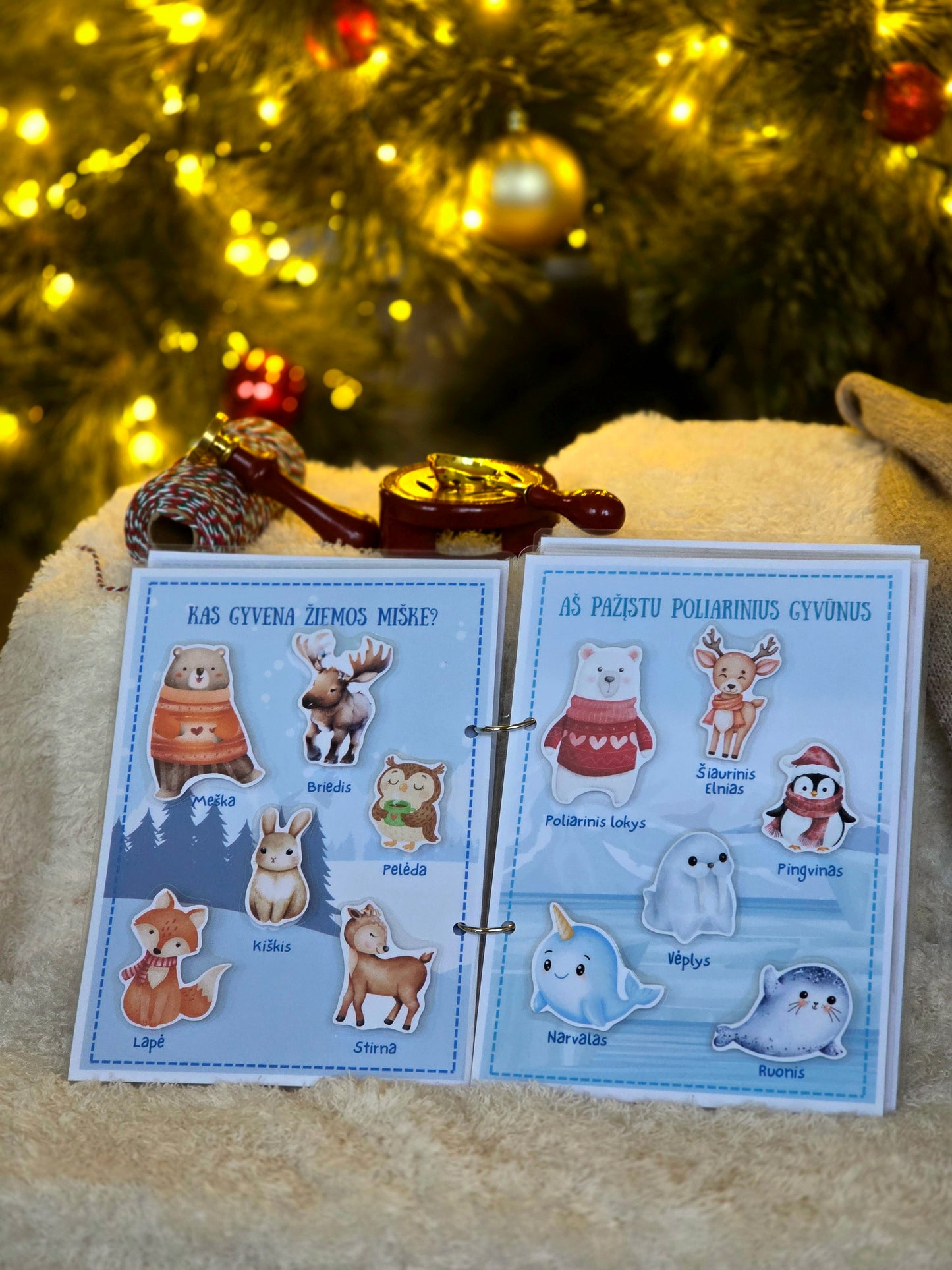 Kalėdinė užduočių knygelė