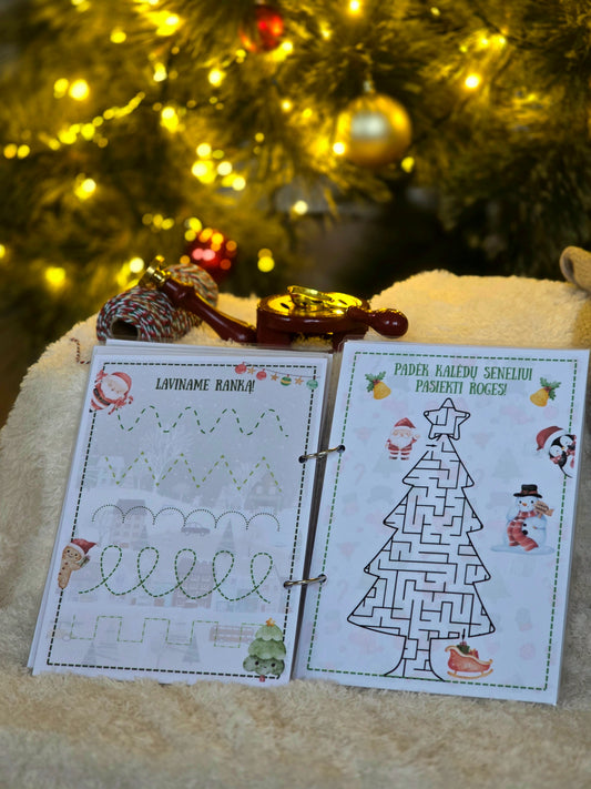 Kalėdinė užduočių knygelė
