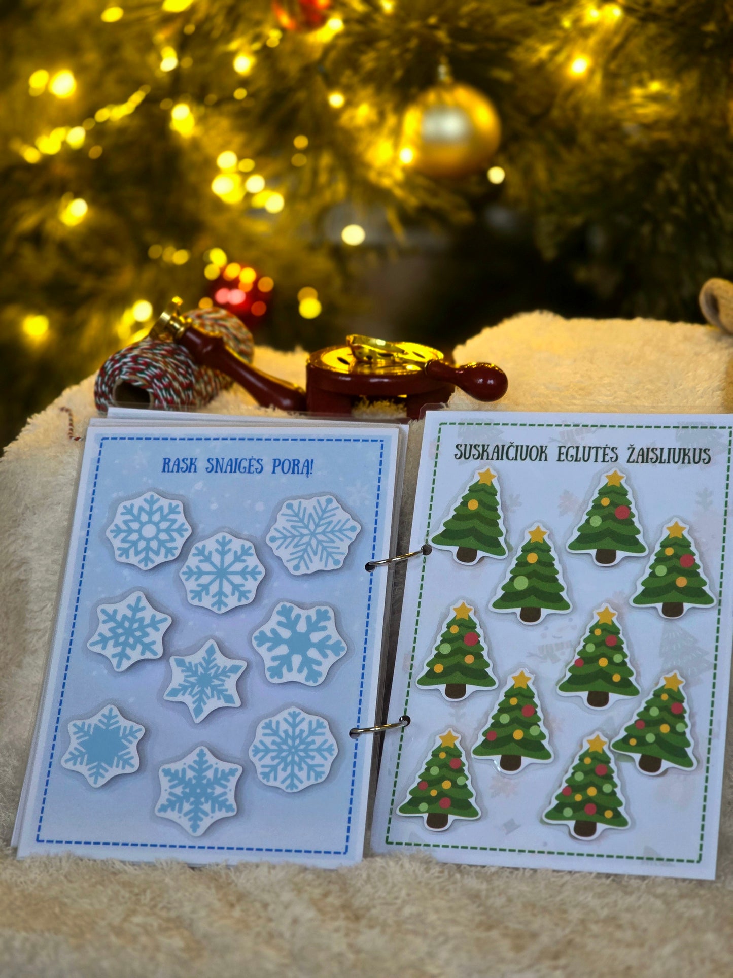 Kalėdinė užduočių knygelė