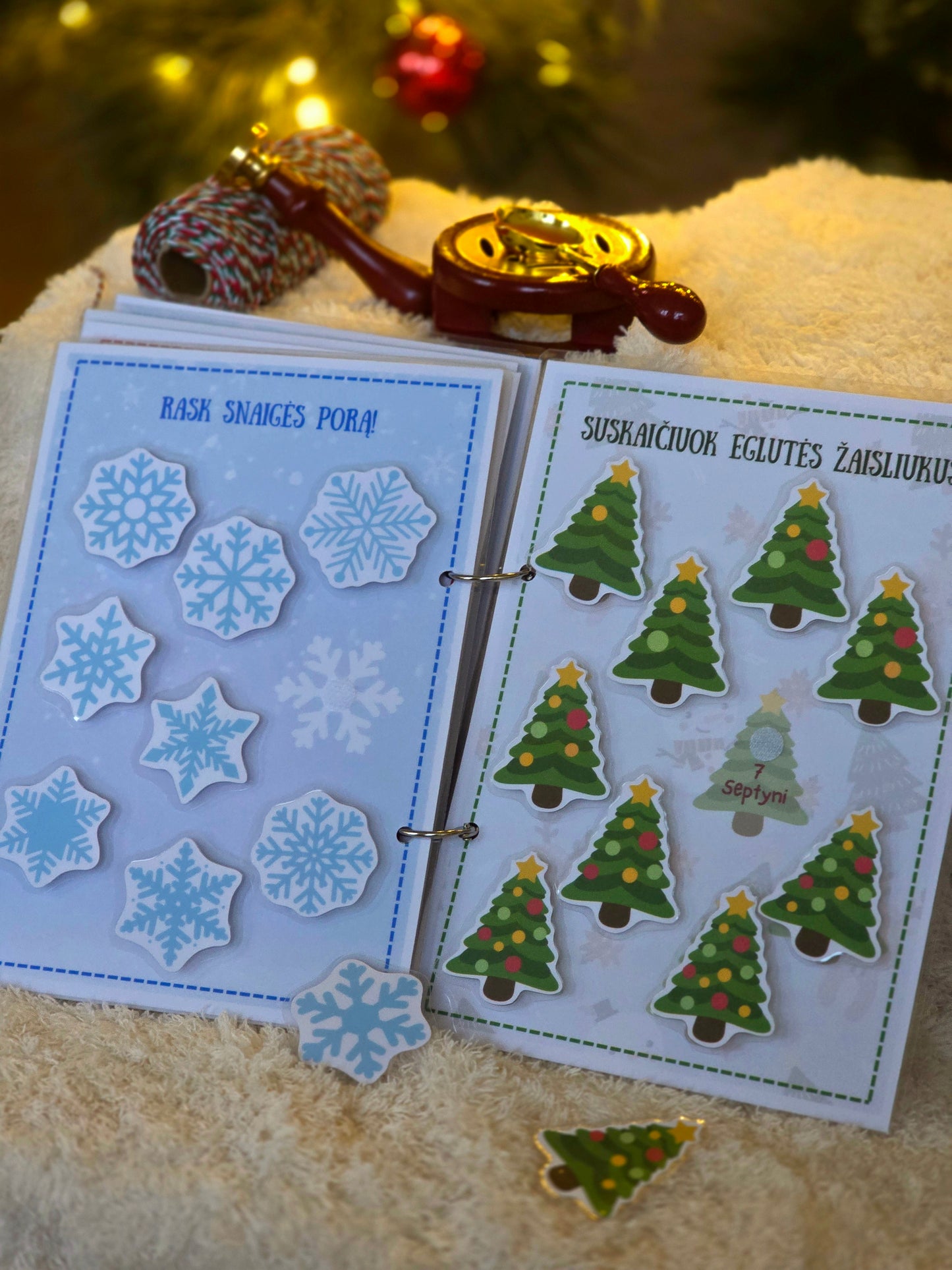 Kalėdinė užduočių knygelė