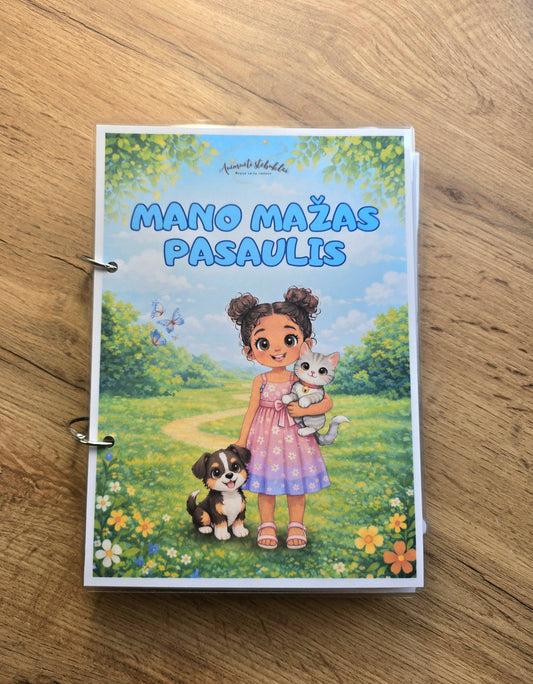 Mano mažas pasaulis – lavinamoji veiklų knygelė vaikams