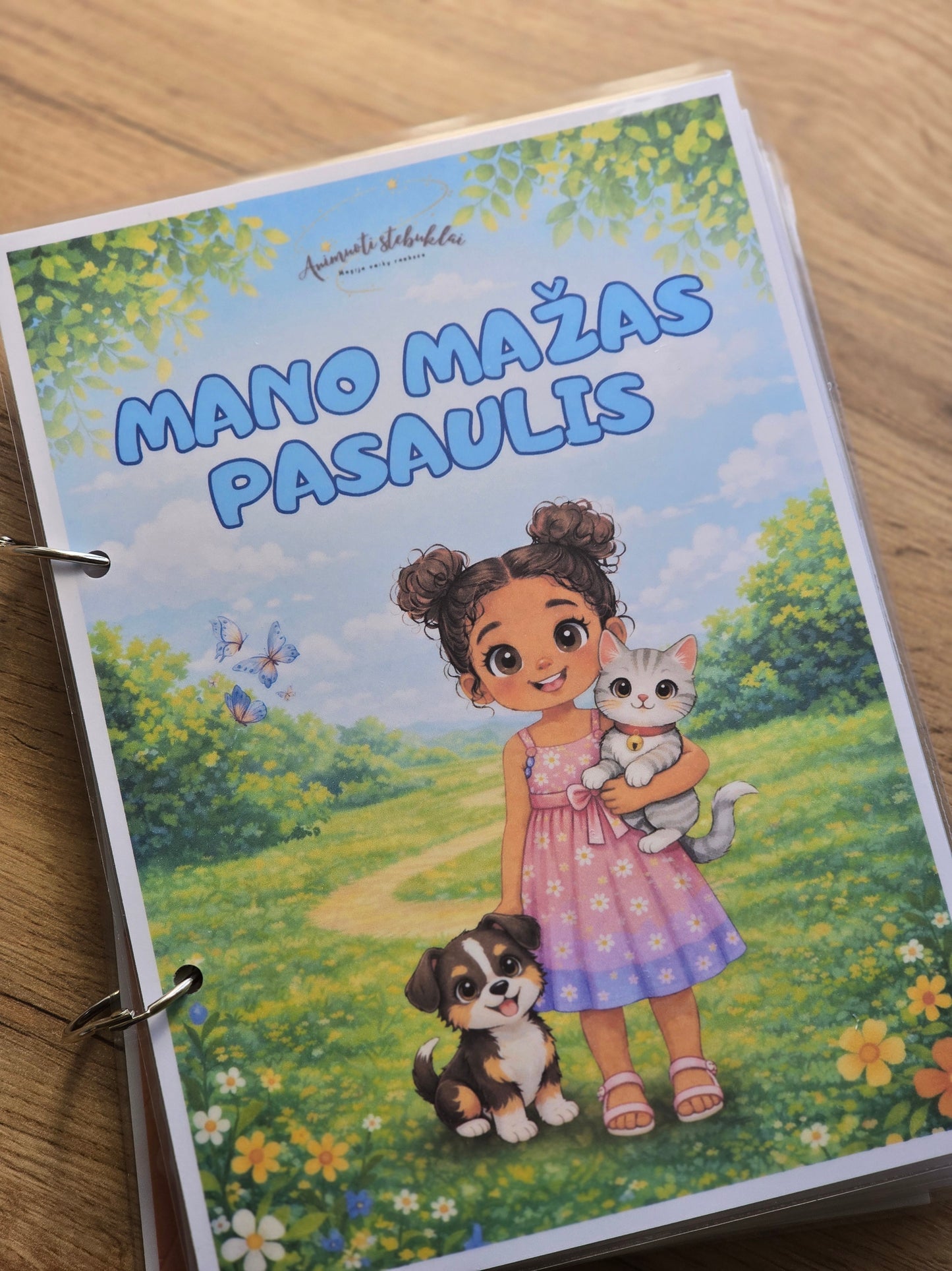 Mano mažas pasaulis – lavinamoji veiklų knygelė vaikams