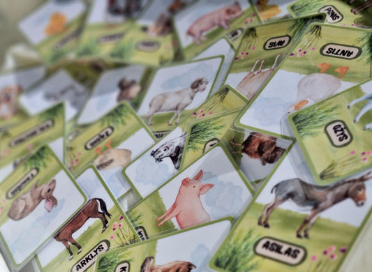 Ūkio gyvūnų kortelės