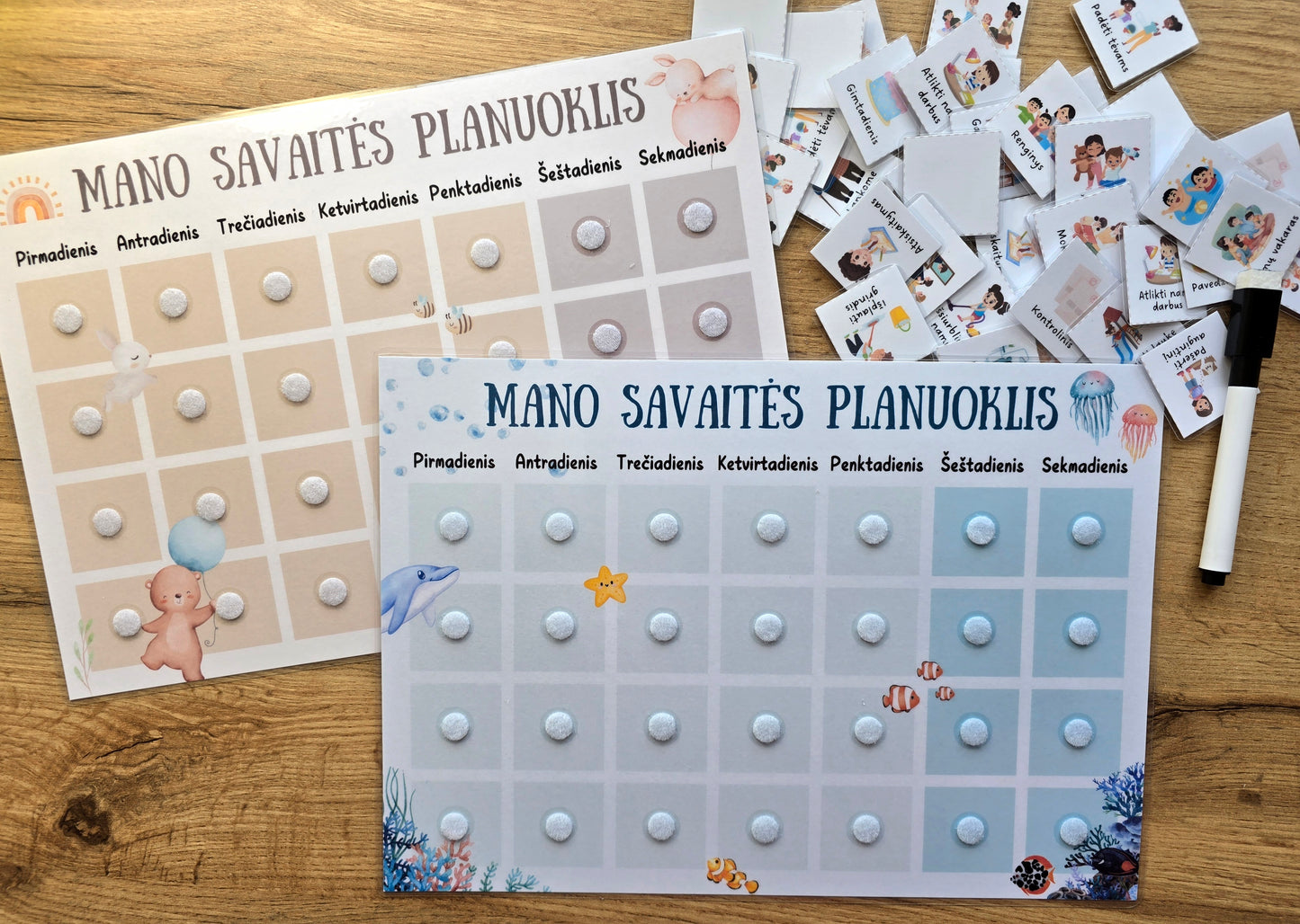 Savaitės planuoklis vaikams